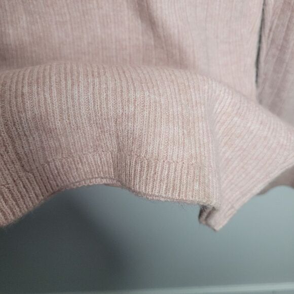 DKNY Women’s Cashmere Blend Ribbed Wide Leg Joggers Pink Size xxl NWT - Picture 8 of 10